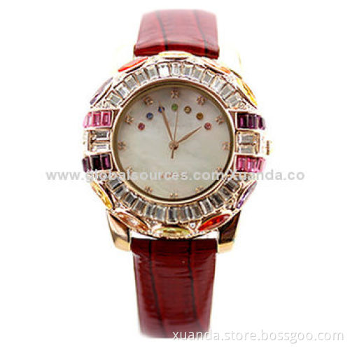 Japan movement metal alloy watch, women styleNew